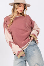 Load image into Gallery viewer, SAGE + FIG French Terry Star Applique Patch Sweatshirt