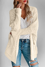 Load image into Gallery viewer, Double Take Pocketed Open Front Long Sleeve Cardigan