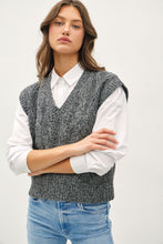 Load image into Gallery viewer, Be Cool Cable Knit V-Neck Sweater Vest