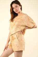 Load image into Gallery viewer, VERY J Quilted Washed Crop Top and Shorts Set