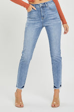 Load image into Gallery viewer, RISEN Full Size High Rise Frayed Hem Skinny Jeans