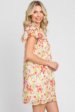 Load image into Gallery viewer, GeeGee Floral Short Sleeve Mini Dress