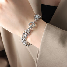 Load image into Gallery viewer, Gold-Plated Toggle Clasp Bracelet