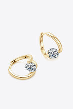 Load image into Gallery viewer, 2 Carat Moissanite 925 Sterling Silver Heart Earrings