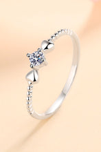 Load image into Gallery viewer, Adored Moissanite Heart 925 Sterling Silver Ring