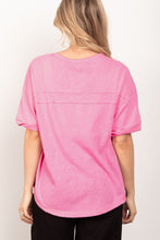 Load image into Gallery viewer, VERY J Twisted Sleeve Band Half Button Top