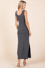 Load image into Gallery viewer, Mittoshop Striped Scoop Neck Sleeveless Maxi Dress