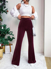 Load image into Gallery viewer, High Waist Flare Pants