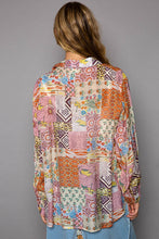 Load image into Gallery viewer, POL Button-Down Long Sleeve Printed Shirt