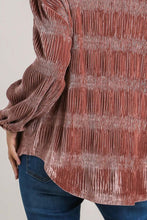 Load image into Gallery viewer, Umgee Ruched Tiered Button Up Shirt