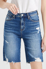 Load image into Gallery viewer, BAYEAS Full Size Super High Rise Denim Bermuda Shorts