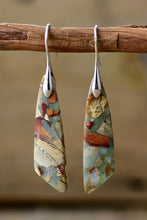 Load image into Gallery viewer, Handmade Natural Stone Dangle Earrings
