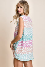 Load image into Gallery viewer, BiBi Leopard V-Neck Tank