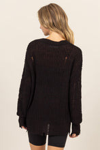 Load image into Gallery viewer, HYFVE Distressed Long Sleeve Knit Top