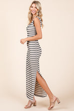 Load image into Gallery viewer, Mittoshop Striped Scoop Neck Sleeveless Maxi Dress