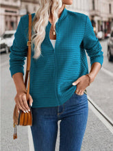 Load image into Gallery viewer, Zip Up Long Sleeve Jacket
