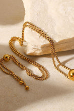 Load image into Gallery viewer, 18K Gold-Plated Round Shape Pendant Necklace