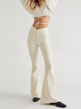 Load image into Gallery viewer, Asymmetric Waist Flare Jeans