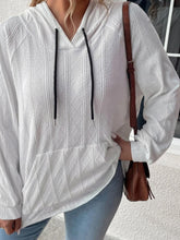 Load image into Gallery viewer, Full Size Drawstring Long Sleeve Hoodie