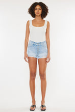 Load image into Gallery viewer, Kancan Distressed Button Fly Denim Shorts
