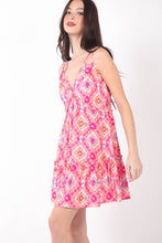 Load image into Gallery viewer, VERY J Floral Back Smocked Ruffled Mini Dress