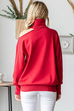 Load image into Gallery viewer, First Love Cut Out Shoulder Turtleneck Sweater