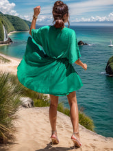 Load image into Gallery viewer, Surplice Half Sleeve Mini Dress