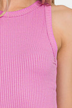 Load image into Gallery viewer, Zenana Ribbed Crew Neck Tank