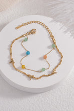 Load image into Gallery viewer, Dragonfly Double-Layered Stainless Steel Bracelet