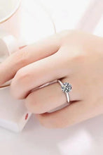 Load image into Gallery viewer, Adored 925 Sterling Silver 3 Carat Moissanite 6-Prong Ring