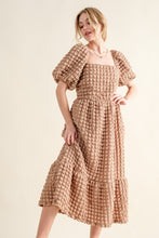Load image into Gallery viewer, And The Why Full Size Square Neck Puff Sleeve Dress
