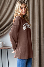 Load image into Gallery viewer, Heimish Ribbed Exposed Seam Long Sleeve T-Shirt