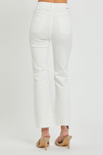 Load image into Gallery viewer, RISEN Full Size High Rise Button Fly Straight Ankle Jeans