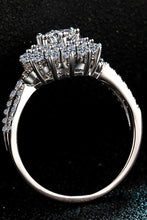 Load image into Gallery viewer, Moissanite Flower-Shape Split Shank Ring
