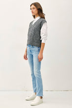 Load image into Gallery viewer, Be Cool Cable Knit V-Neck Sweater Vest