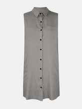 Load image into Gallery viewer, Snap Down Sleeveless Mini Dress