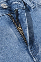 Load image into Gallery viewer, Raw Hem Wide Leg Jeans with Pockets