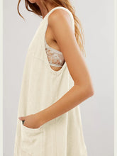 Load image into Gallery viewer, Mandy Round Neck Wide Strap Mini Dress with Pockets