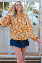 Load image into Gallery viewer, Hailey & Co Floral Off-Shoulder Balloon Sleeve Blouse