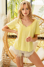 Load image into Gallery viewer, BiBi Tied Detail Short Sleeve T-Shirt