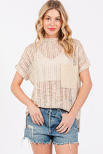 Load image into Gallery viewer, Ces Femme See Through Crochet Mock Neck Cover Up