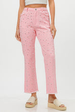 Load image into Gallery viewer, BiBi Washed Pearl Embellished Pants