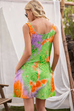 Load image into Gallery viewer, Tie-Dye Sleeveless Dress with Pockets