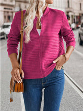 Load image into Gallery viewer, Zip Up Long Sleeve Jacket