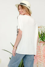 Load image into Gallery viewer, Celeste Full Size Leopard Color Block T-Shirt