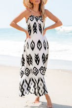 Load image into Gallery viewer, Full Size Printed Spaghetti Strap Cami Dress
