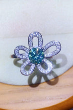 Load image into Gallery viewer, 1 Carat Moissanite Flower Shape Open Ring