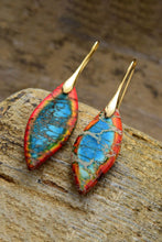 Load image into Gallery viewer, Handmade Natural Stone Dangle Earrings