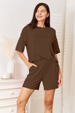 Load image into Gallery viewer, Basic Bae Full Size Soft Rayon Half Sleeve Top and Shorts Set