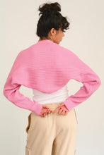 Load image into Gallery viewer, HYFVE Ribbed Knit Bolero Cardigan